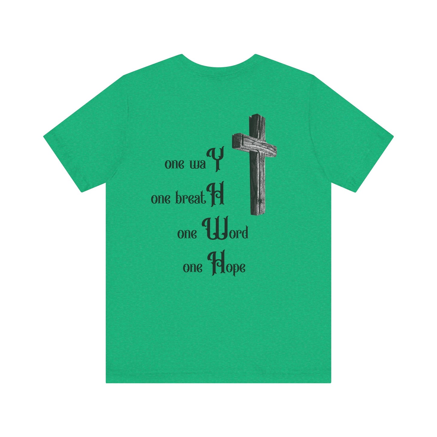 Religious Unisex Tee - Creative 'YHWH' Word Play Design