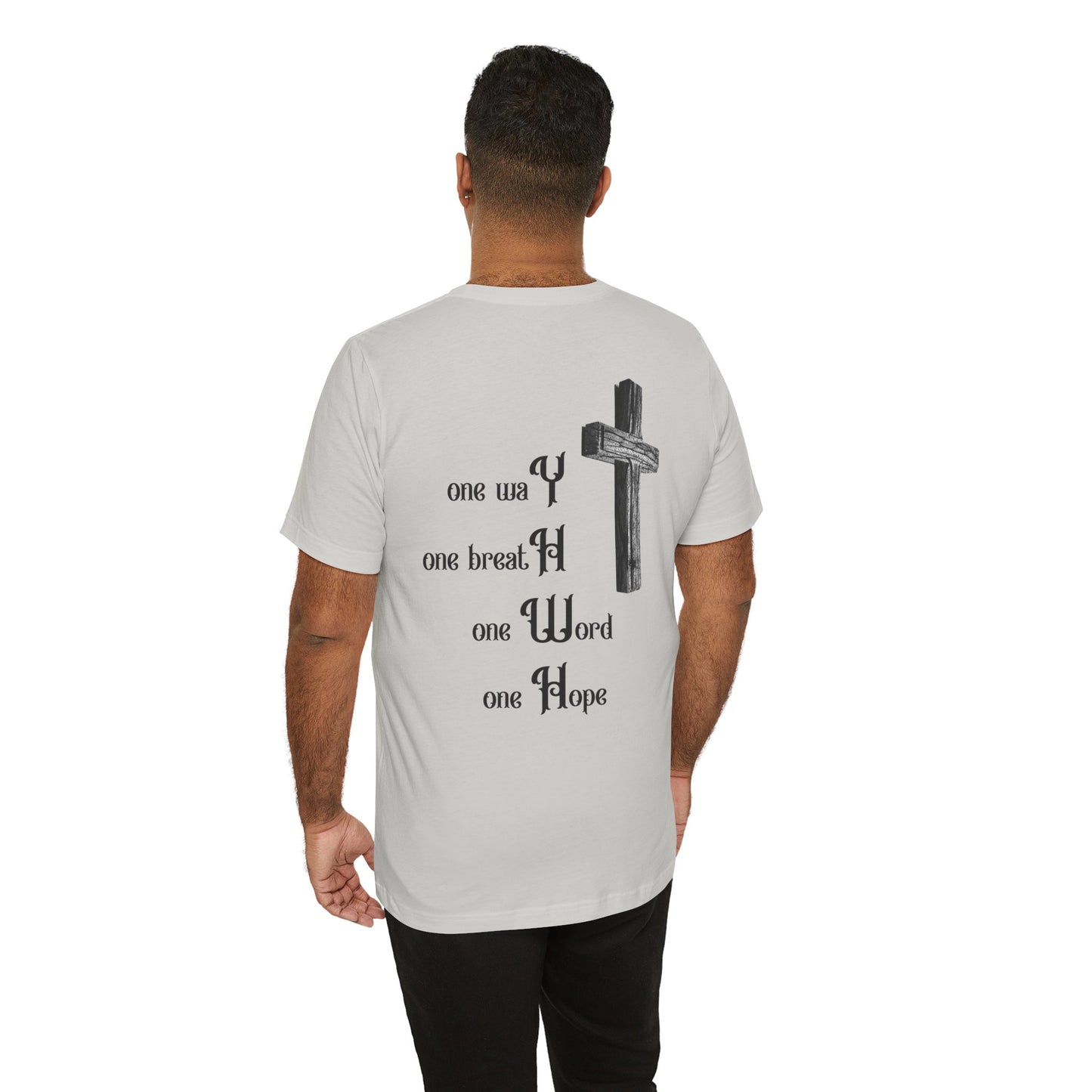 Religious Unisex Tee - Creative 'YHWH' Word Play Design