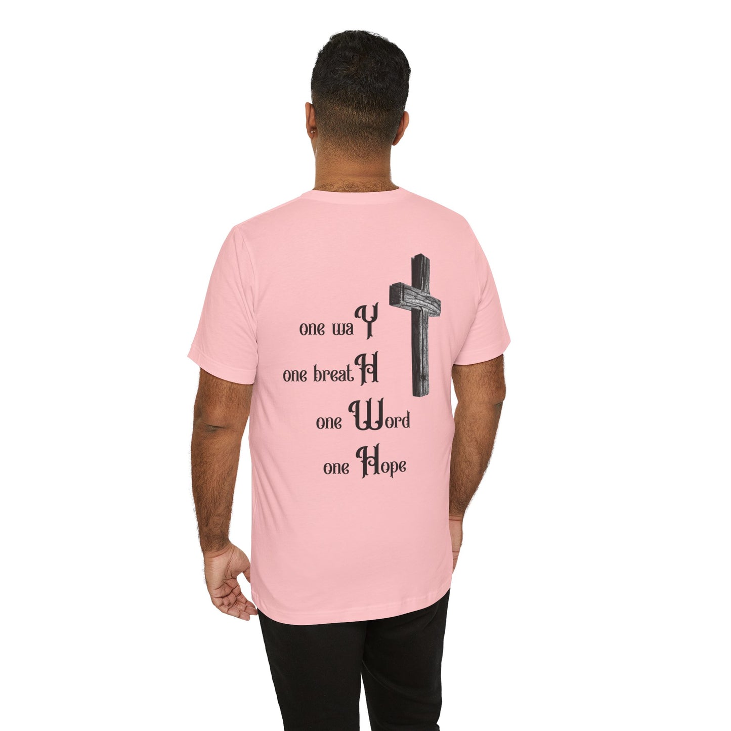 Religious Unisex Tee - Creative 'YHWH' Word Play Design
