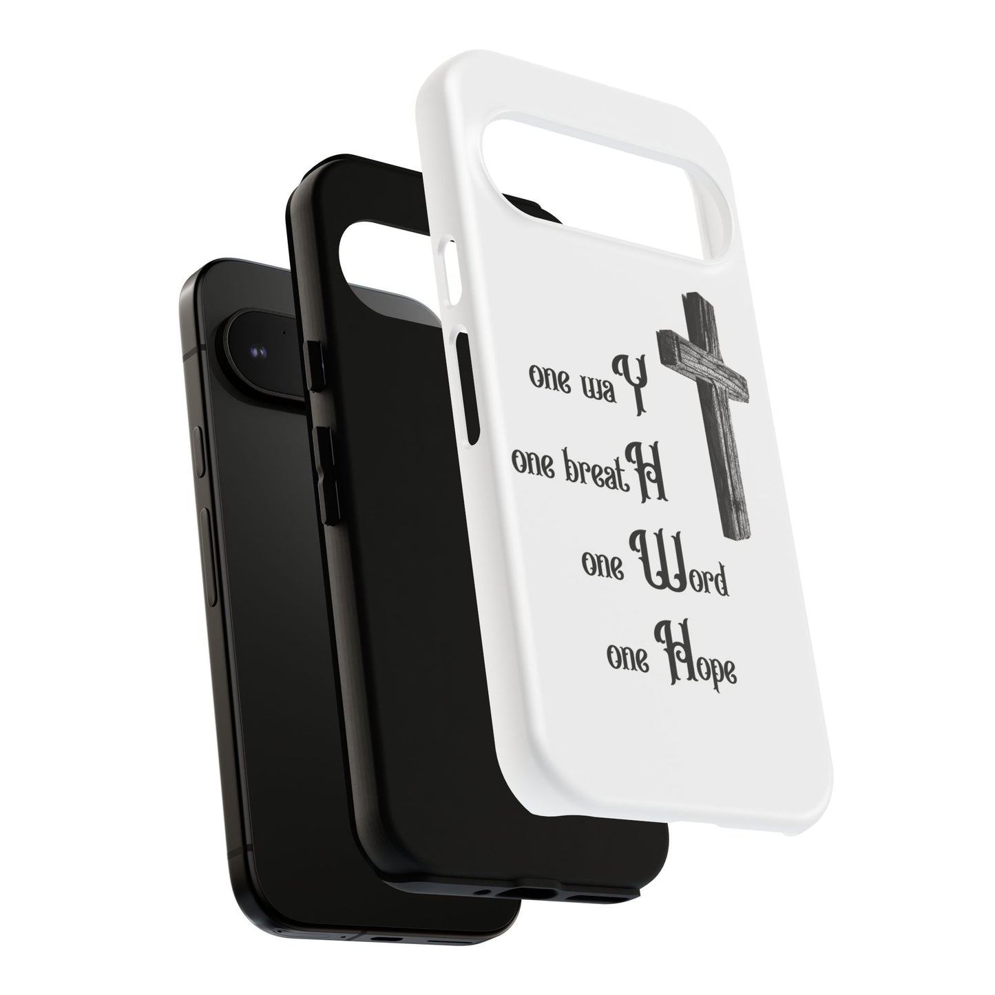 Christian Phone Case with Inspirational Quote, Spiritual Tough Cases, Hopeful Tech Accessory, Meaningful Gifts for Couples and Friends