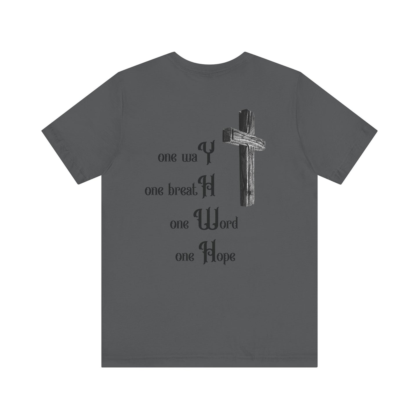 Religious Unisex Tee - Creative 'YHWH' Word Play Design
