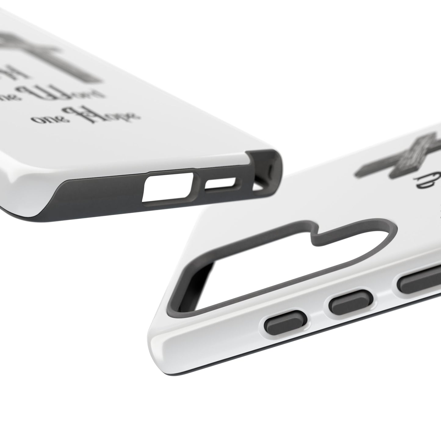 Christian Phone Case with Inspirational Quote, Spiritual Tough Cases, Hopeful Tech Accessory, Meaningful Gifts for Couples and Friends
