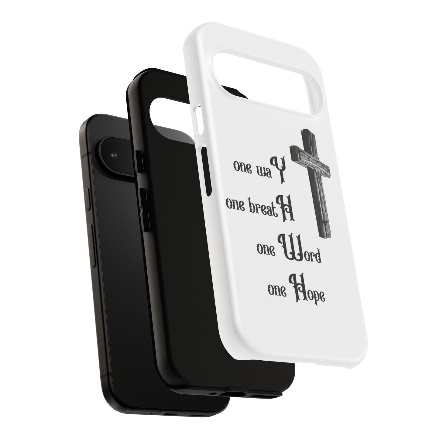 Christian Phone Case with Inspirational Quote, Spiritual Tough Cases, Hopeful Tech Accessory, Meaningful Gifts for Couples and Friends