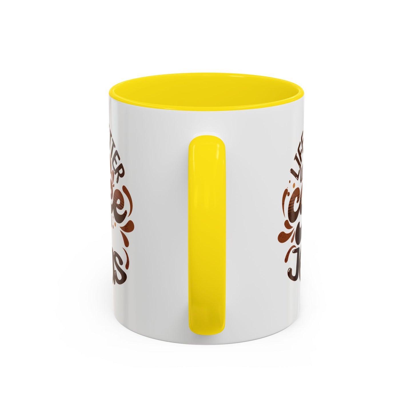 Bold "Life is Better with Coffee and Jesus" Coffee Mug - Unique Gift for Coffee and Jesus Lovers, Home Decor, Motivational Tea Cup, Office Mug, Fun Birthday Present