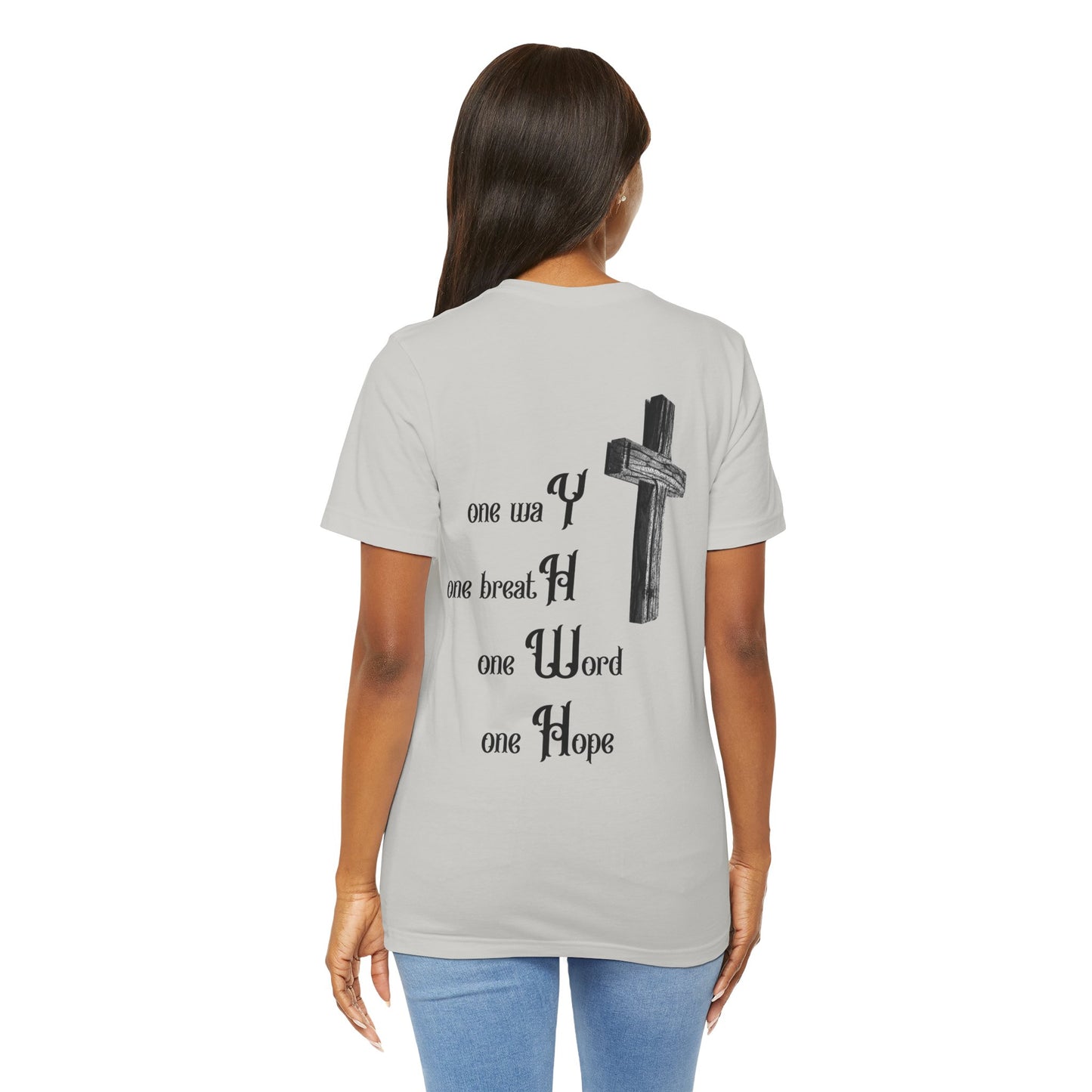 Religious Unisex Tee - Creative 'YHWH' Word Play Design