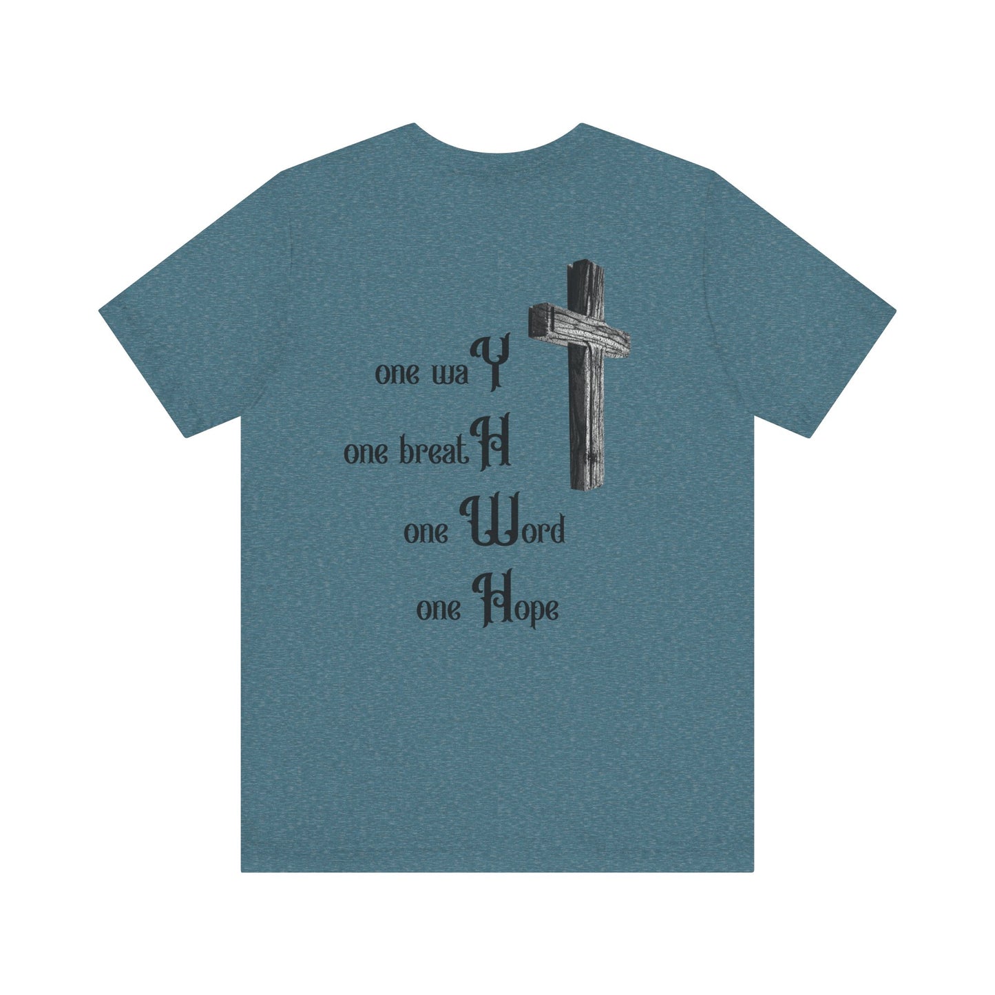 Religious Unisex Tee - Creative 'YHWH' Word Play Design