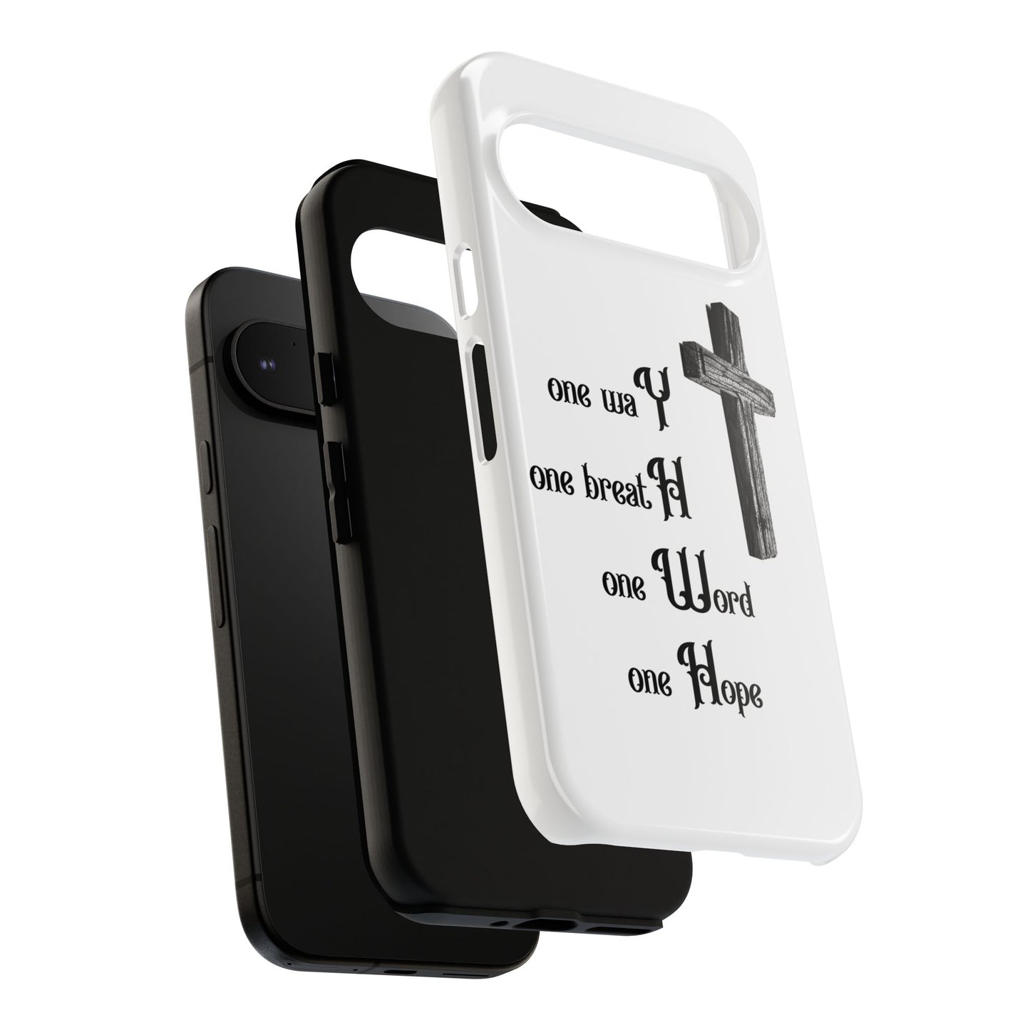 Christian Phone Case with Inspirational Quote, Spiritual Tough Cases, Hopeful Tech Accessory, Meaningful Gifts for Couples and Friends