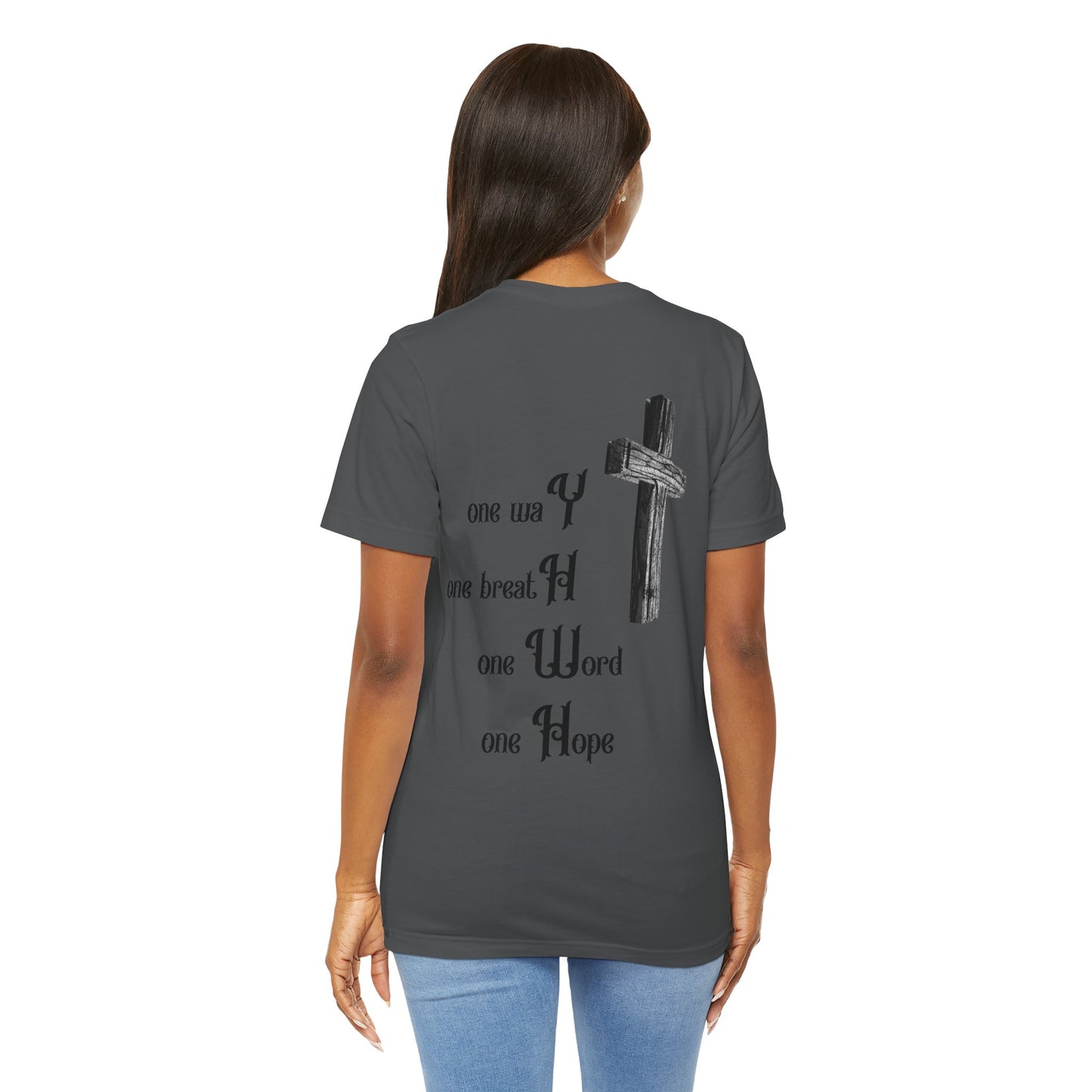 Religious Unisex Tee - Creative 'YHWH' Word Play Design
