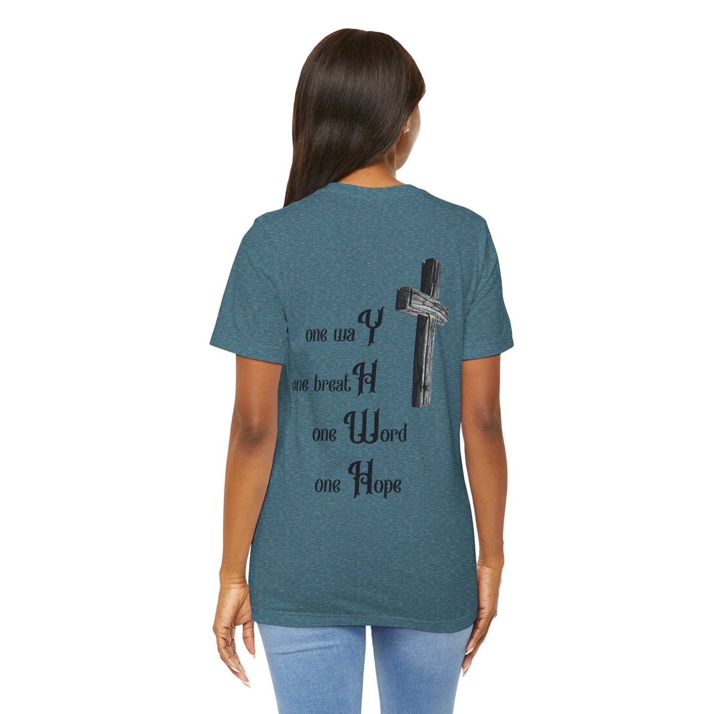 Religious Unisex Tee - Creative 'YHWH' Word Play Design