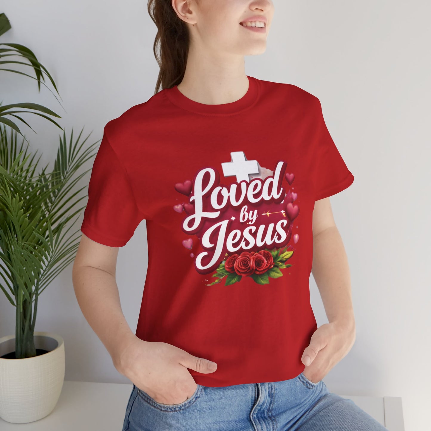 Loved By Jesus T-Shirt — Faith Graphic Tee for Quiet Believers