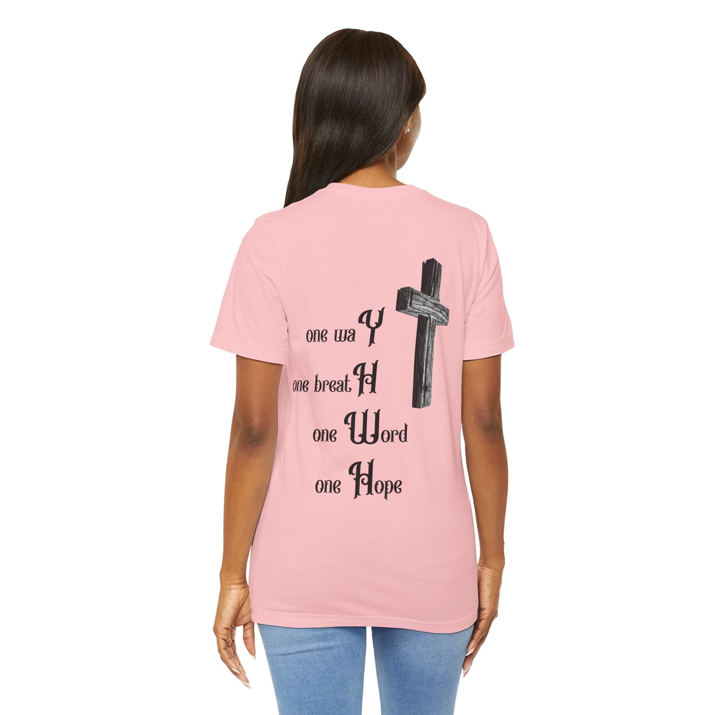 Religious Unisex Tee - Creative 'YHWH' Word Play Design