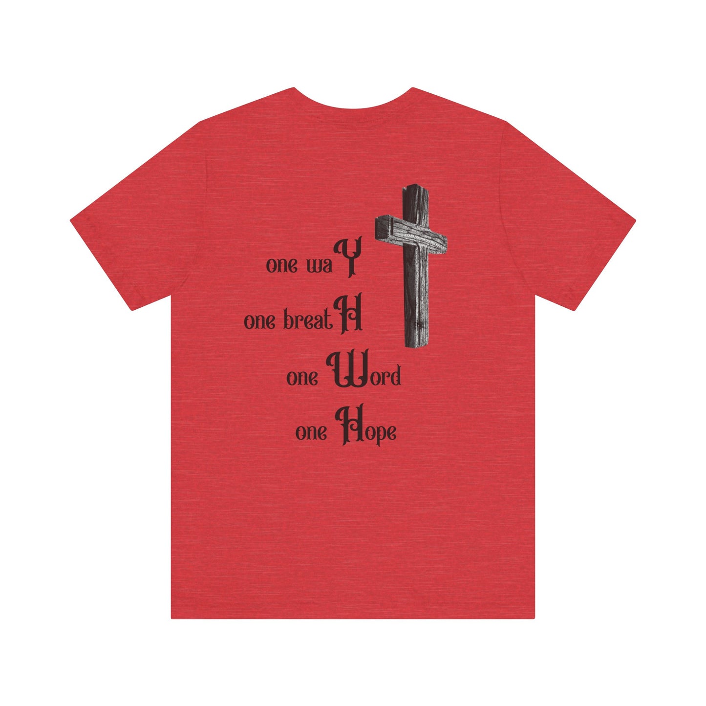 Religious Unisex Tee - Creative 'YHWH' Word Play Design