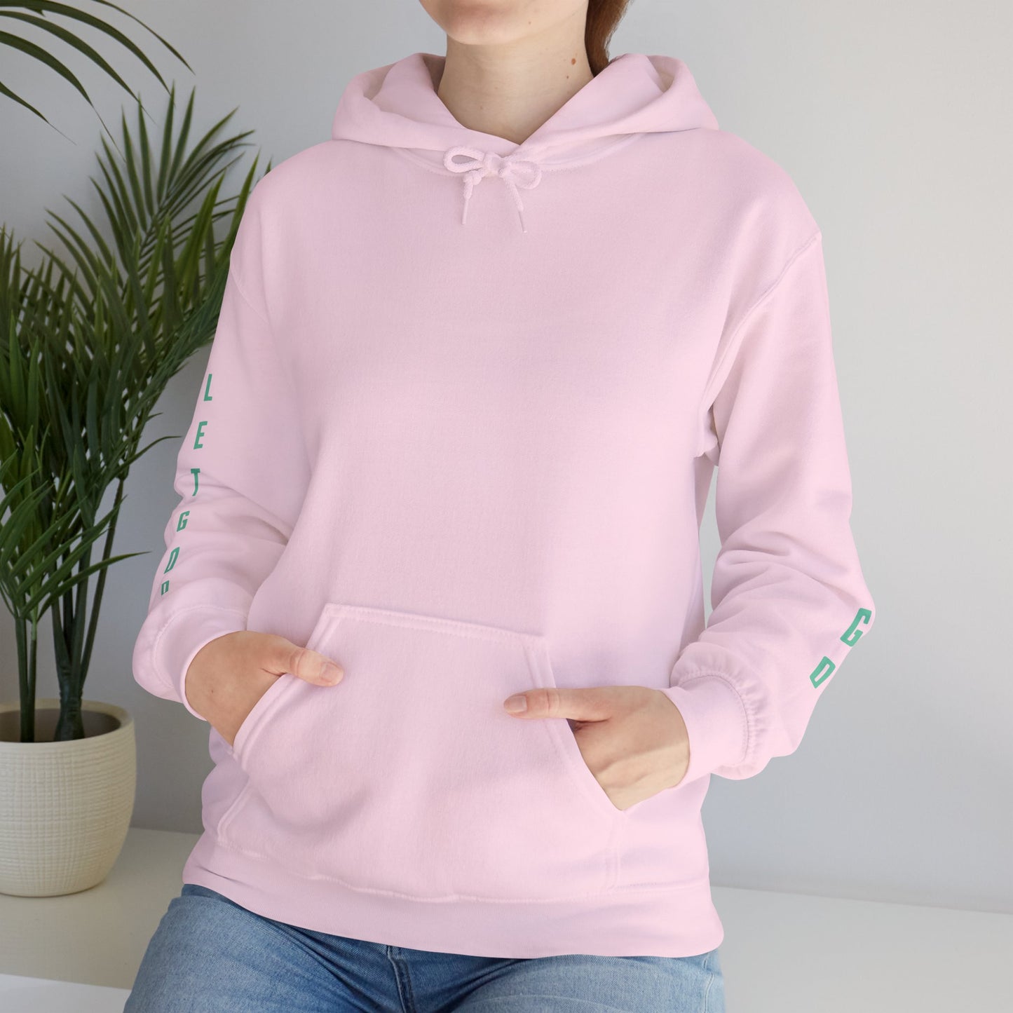 Let Go and Let God Hoodie — Cozy Faith-Inspired Pullover