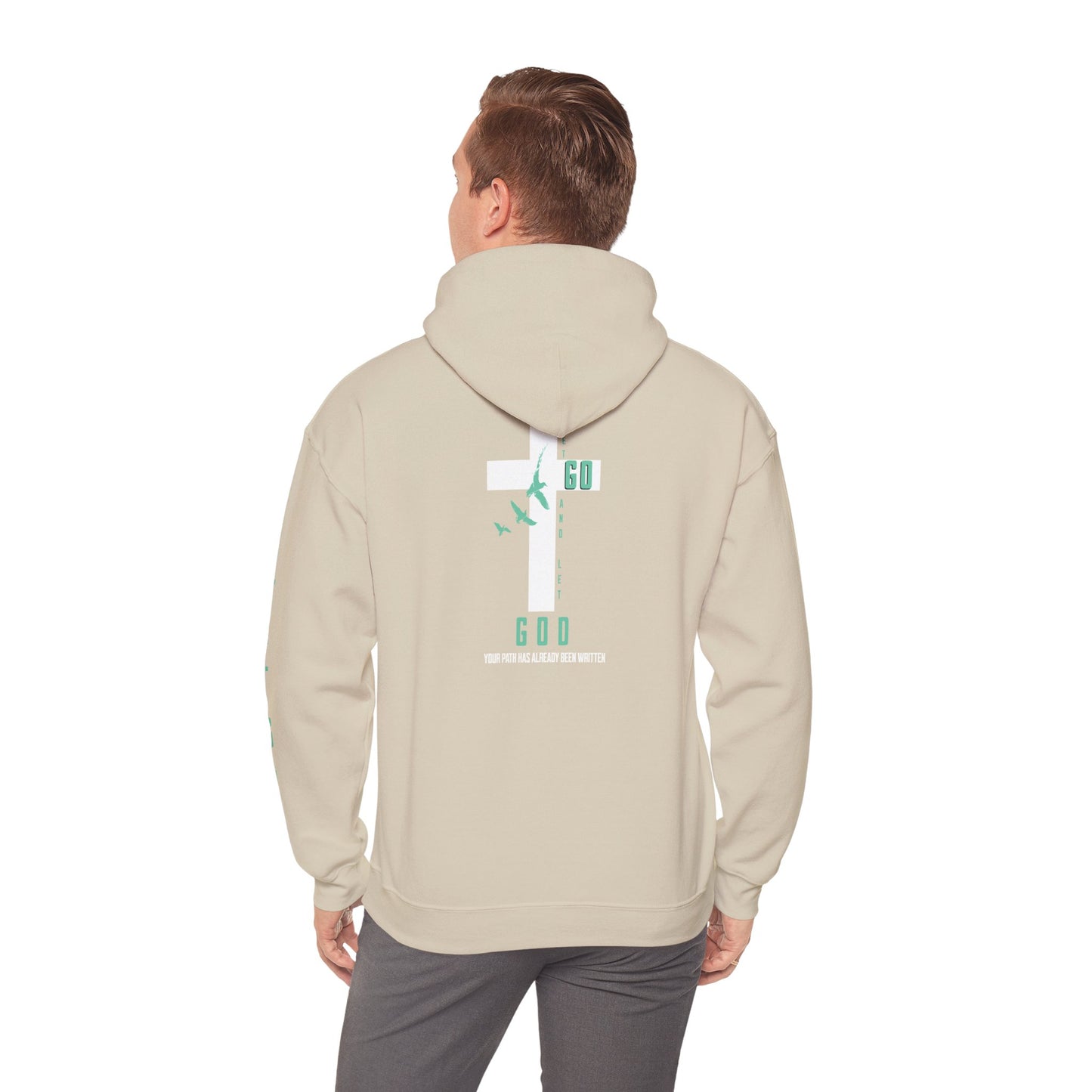 Let Go and Let God Hoodie — Cozy Faith-Inspired Pullover