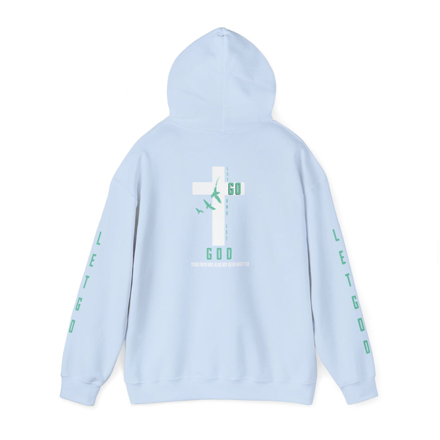 Let Go and Let God Hoodie — Cozy Faith-Inspired Pullover