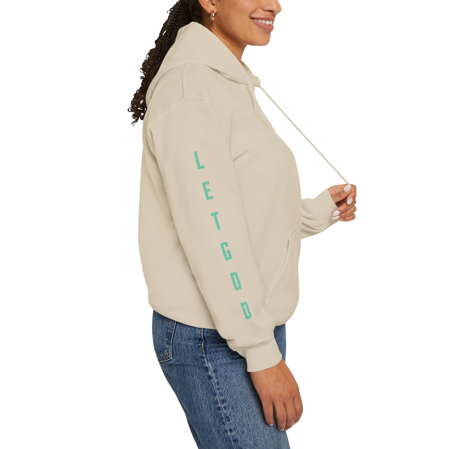 Let Go and Let God Hoodie — Cozy Faith-Inspired Pullover