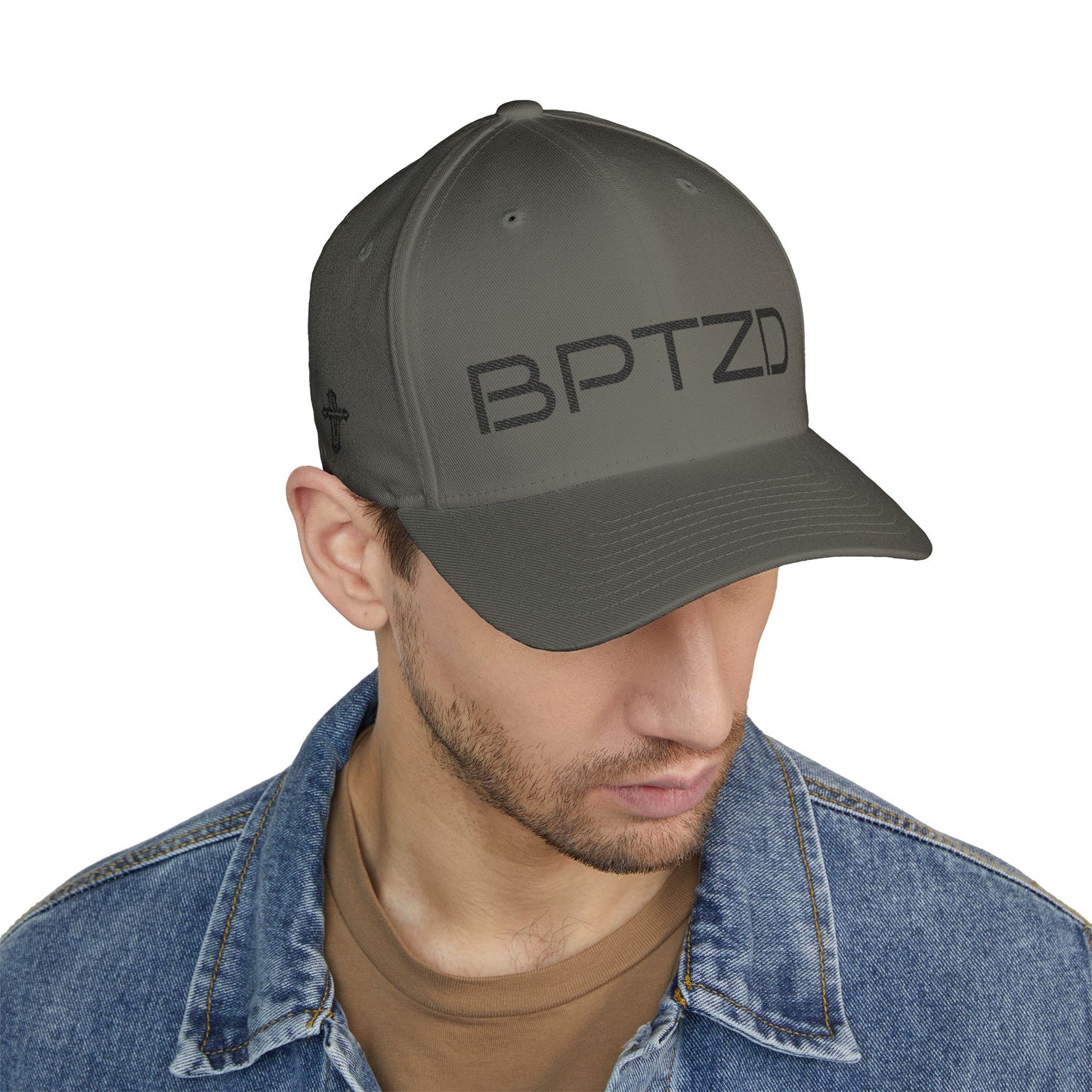 —  BPTZD  — Embroidered Closed-Back Hat