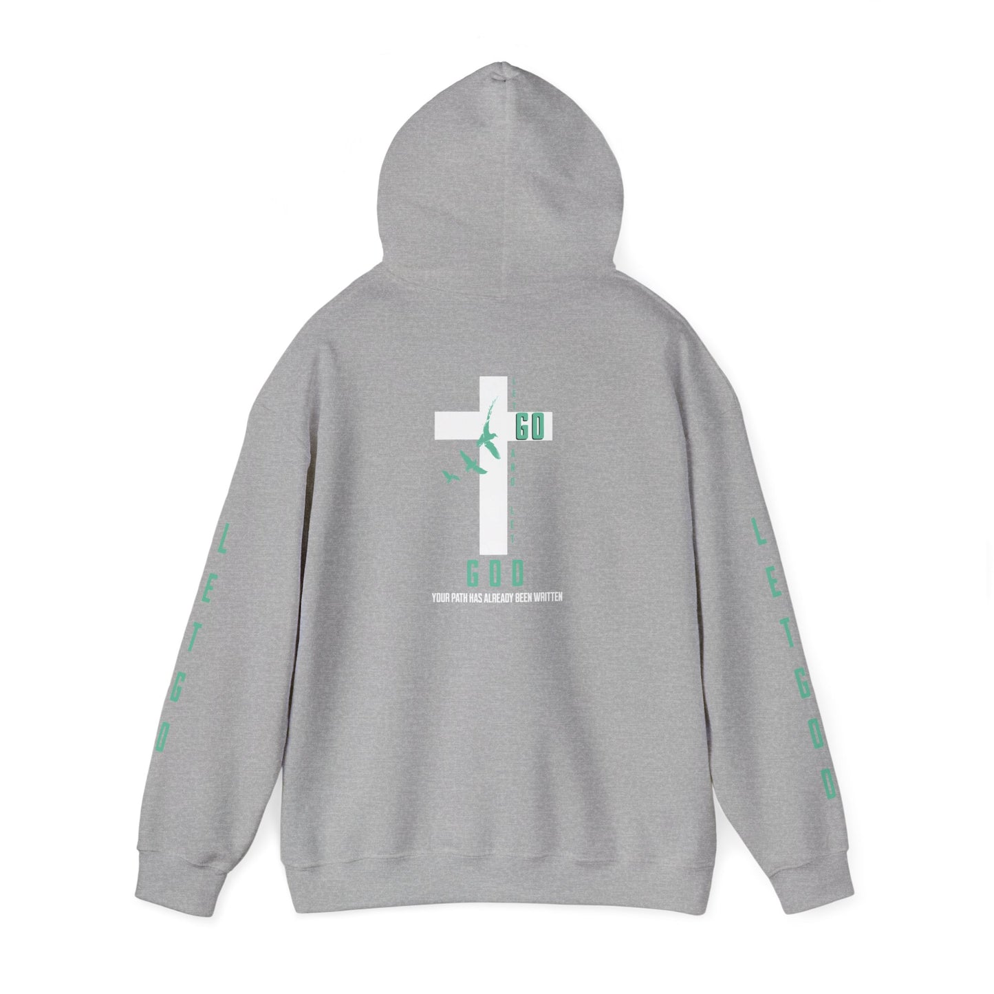Let Go and Let God Hoodie — Cozy Faith-Inspired Pullover
