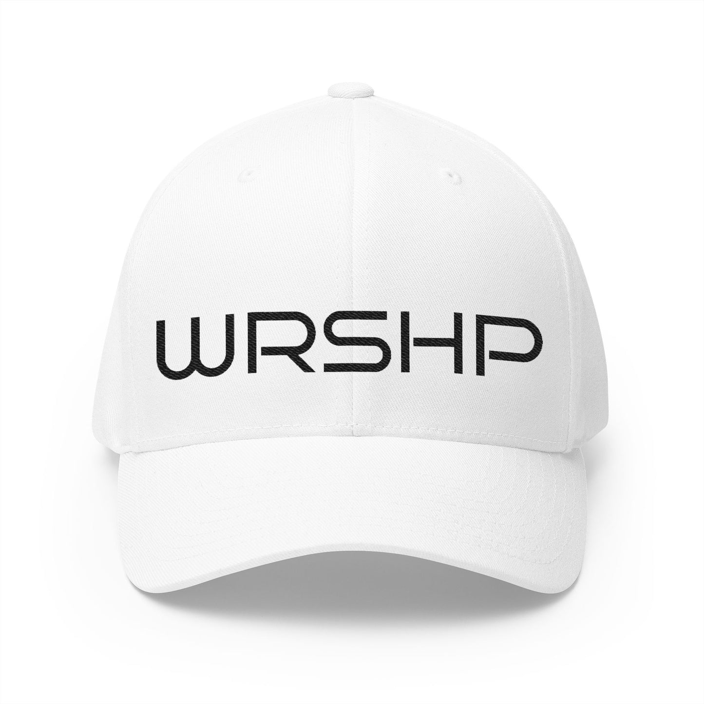 —  WRSHP  — Embroidered Closed-Back Hat