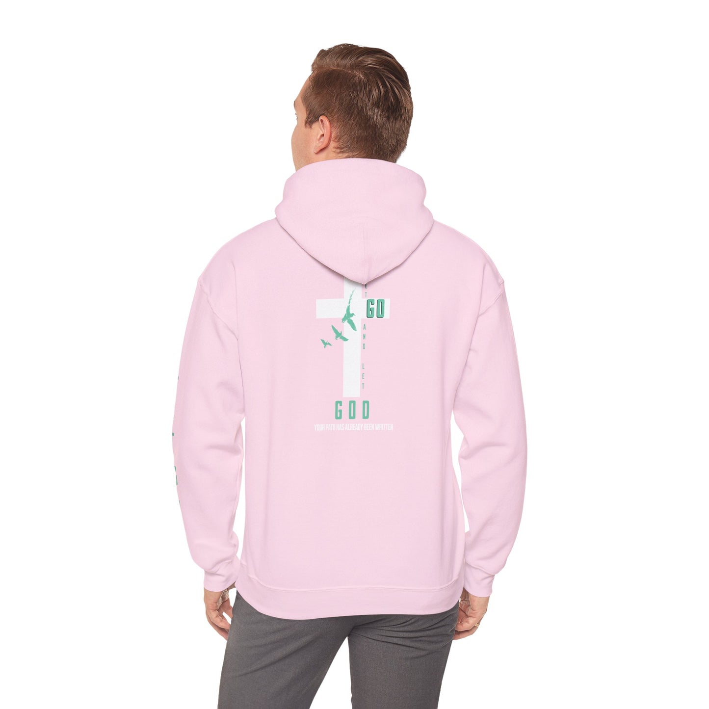 Let Go and Let God Hoodie — Cozy Faith-Inspired Pullover
