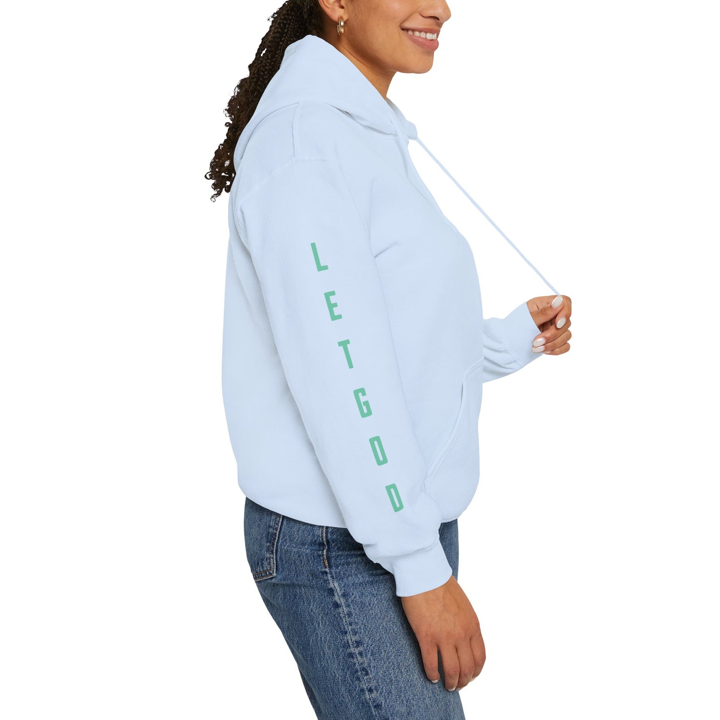 Let Go and Let God Hoodie — Cozy Faith-Inspired Pullover