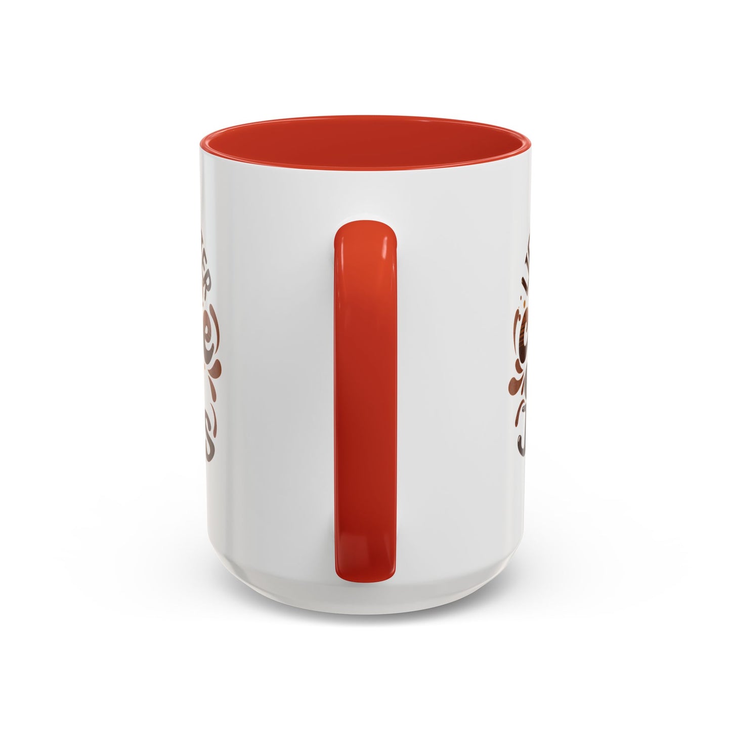 Accent Coffee Mug — "Two Things That Never Fail" Faith & Caffeine Inspirational Mug (11/15oz)