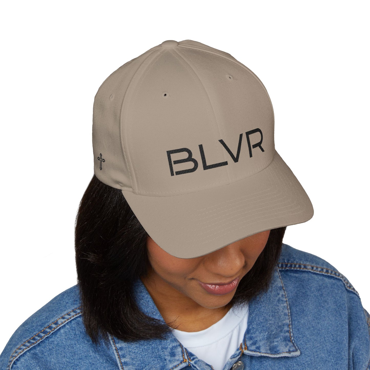 —  BLVR  — Embroidered Closed-Back Hat