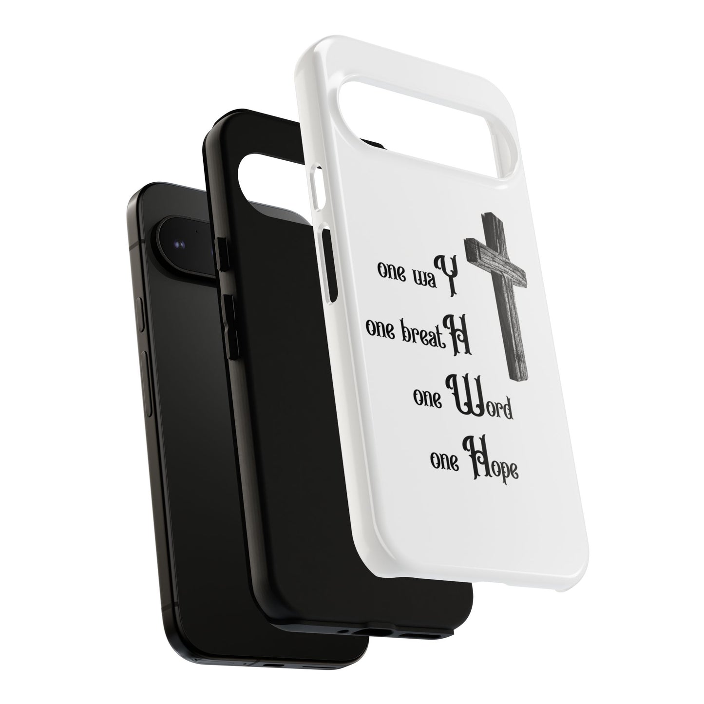 Christian Phone Case with Inspirational Quote, Spiritual Tough Cases, Hopeful Tech Accessory, Meaningful Gifts for Couples and Friends