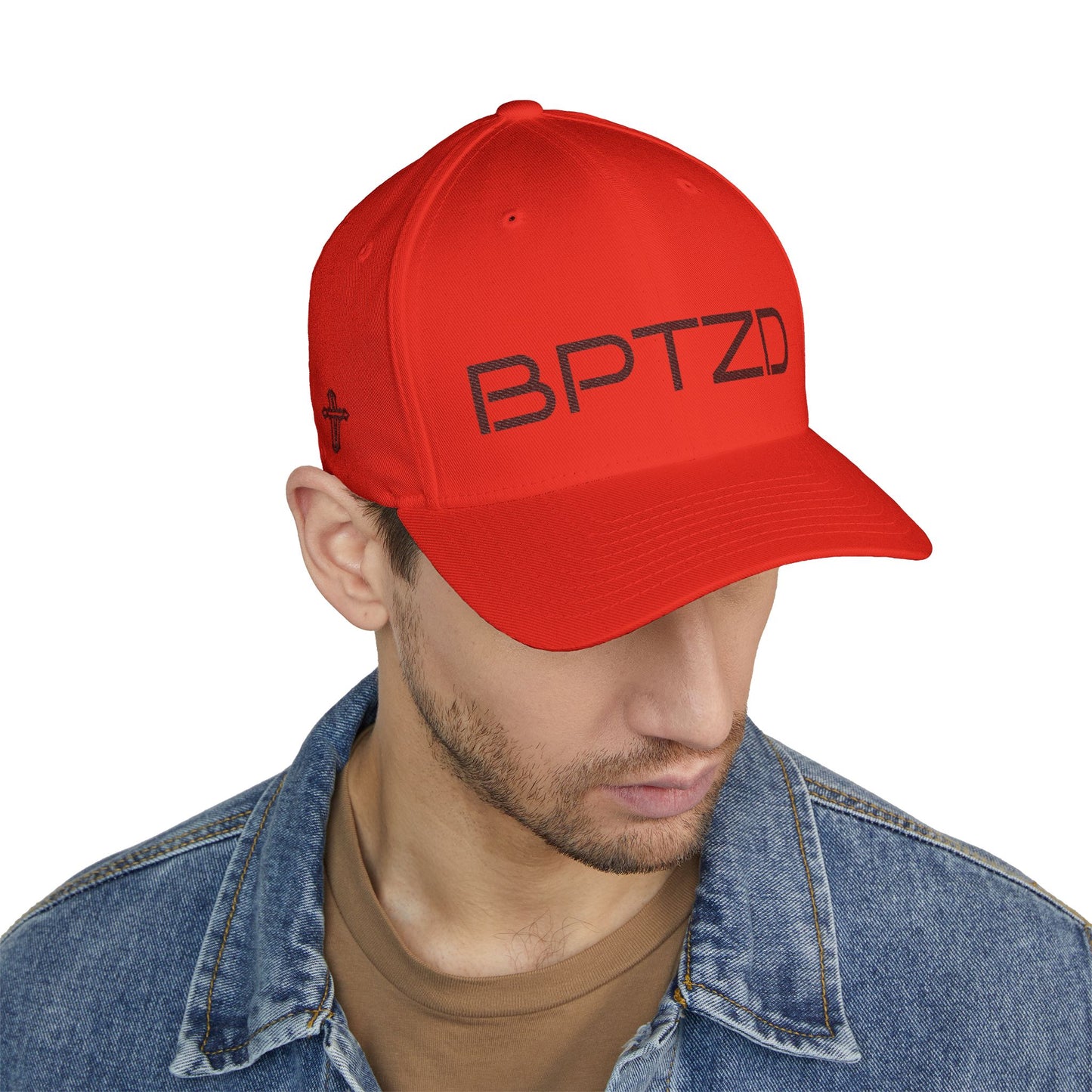 —  BPTZD  — Embroidered Closed-Back Hat