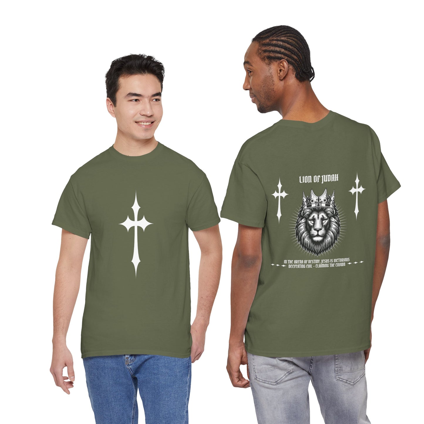 Lion of Judah Faith Tee — 'Your Faith Deserves Quality That Lasts'
