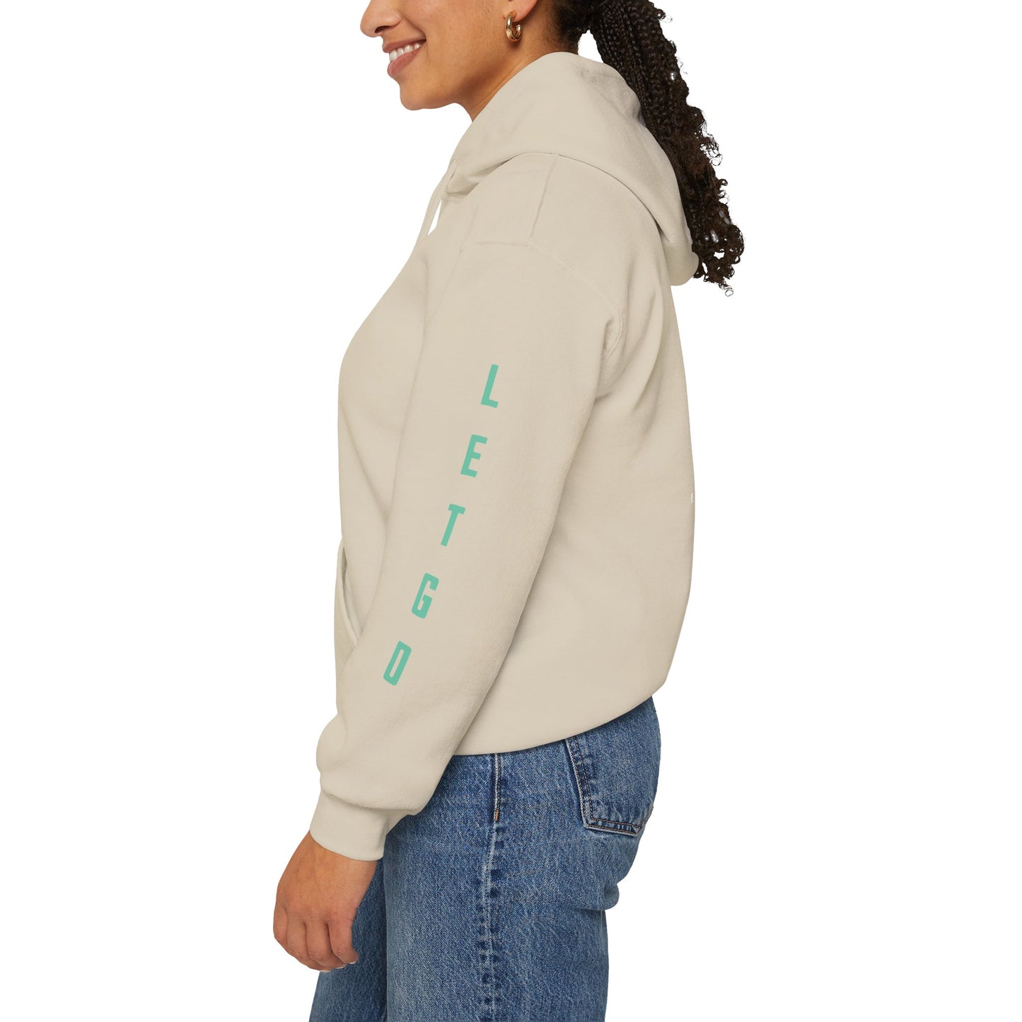 Let Go and Let God Hoodie — Cozy Faith-Inspired Pullover