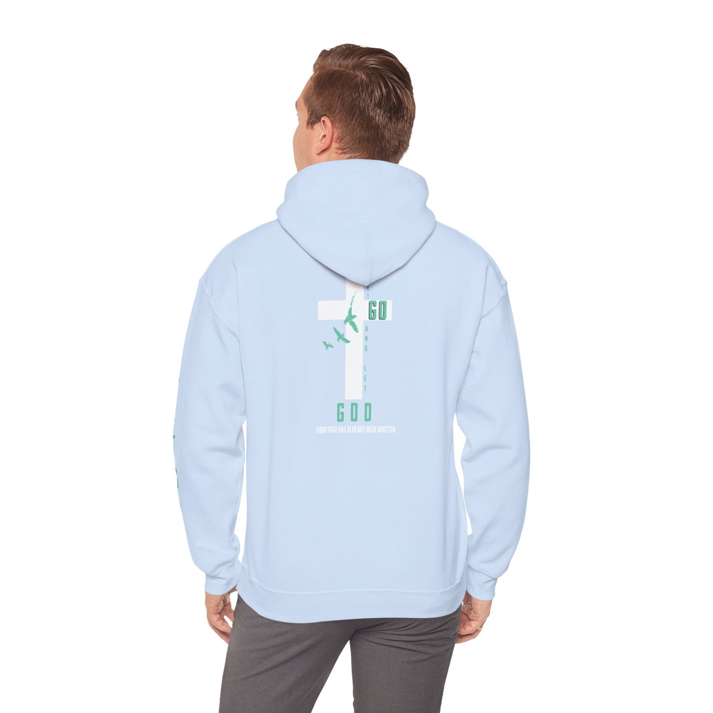 Let Go and Let God Hoodie — Cozy Faith-Inspired Pullover