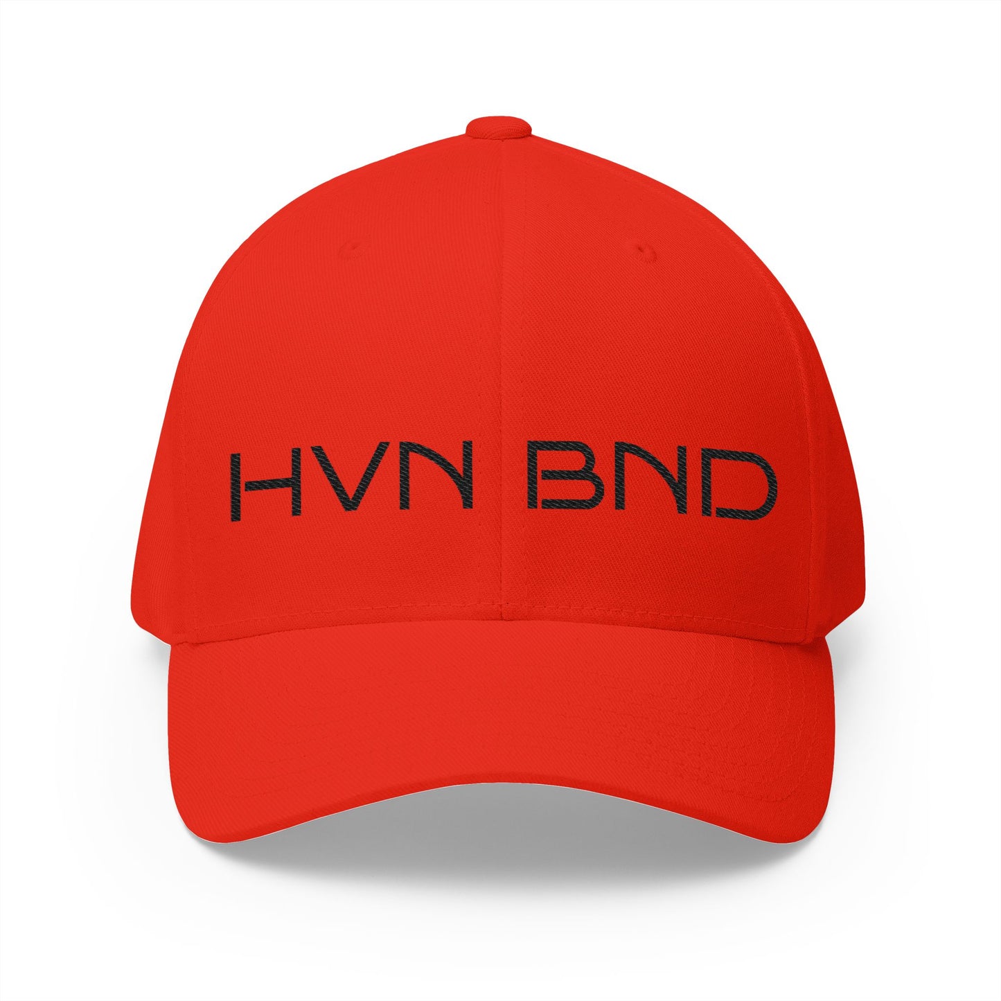 —  HVN BND  — Embroidered Closed-Back Hat