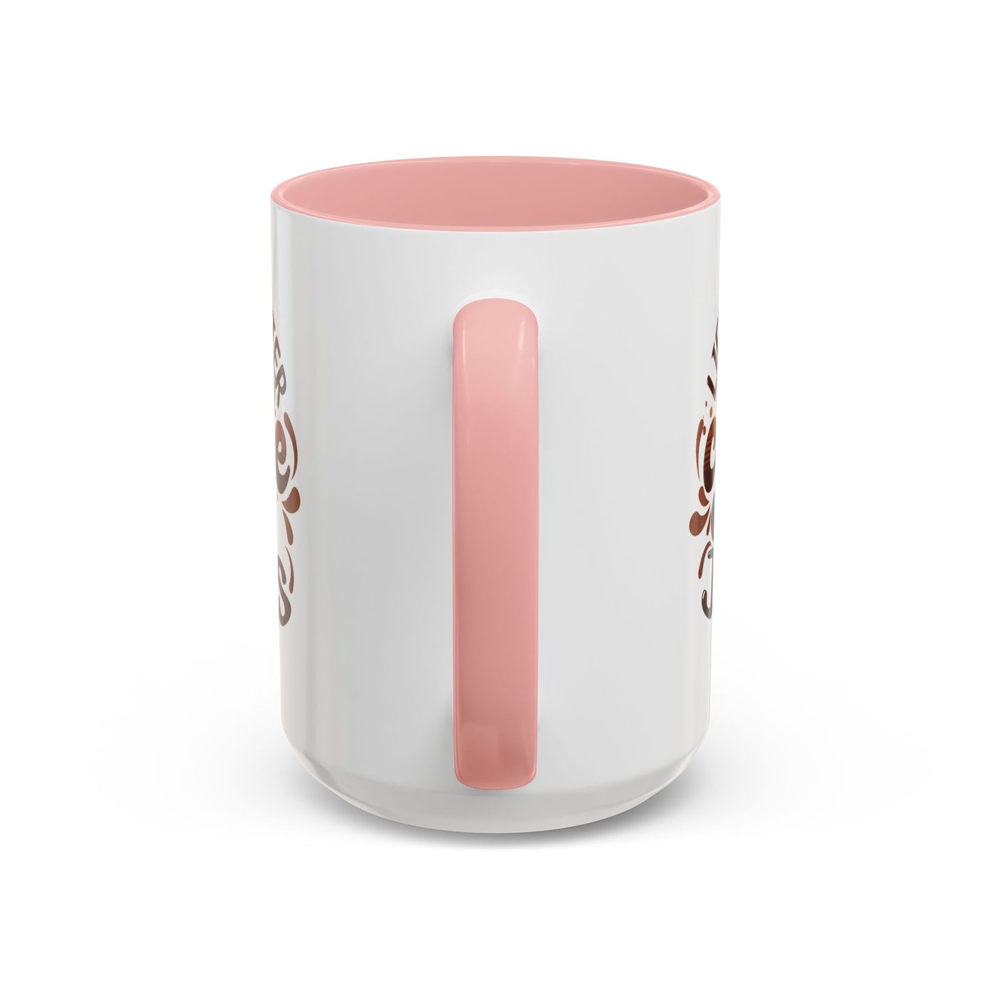 Accent Coffee Mug — "Two Things That Never Fail" Faith & Caffeine Inspirational Mug (11/15oz)