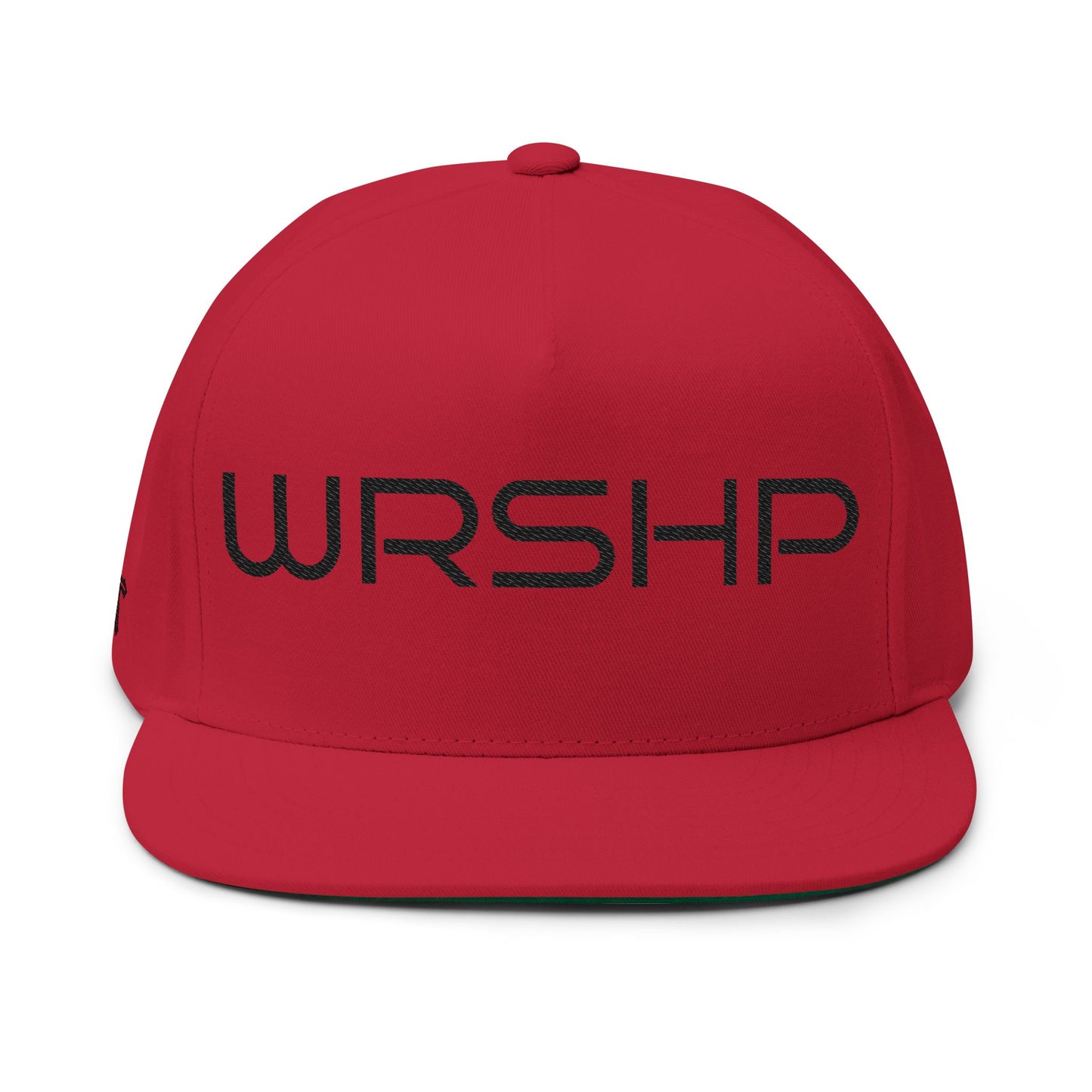 - WRSHP - Embroidered Flat Bill Cap