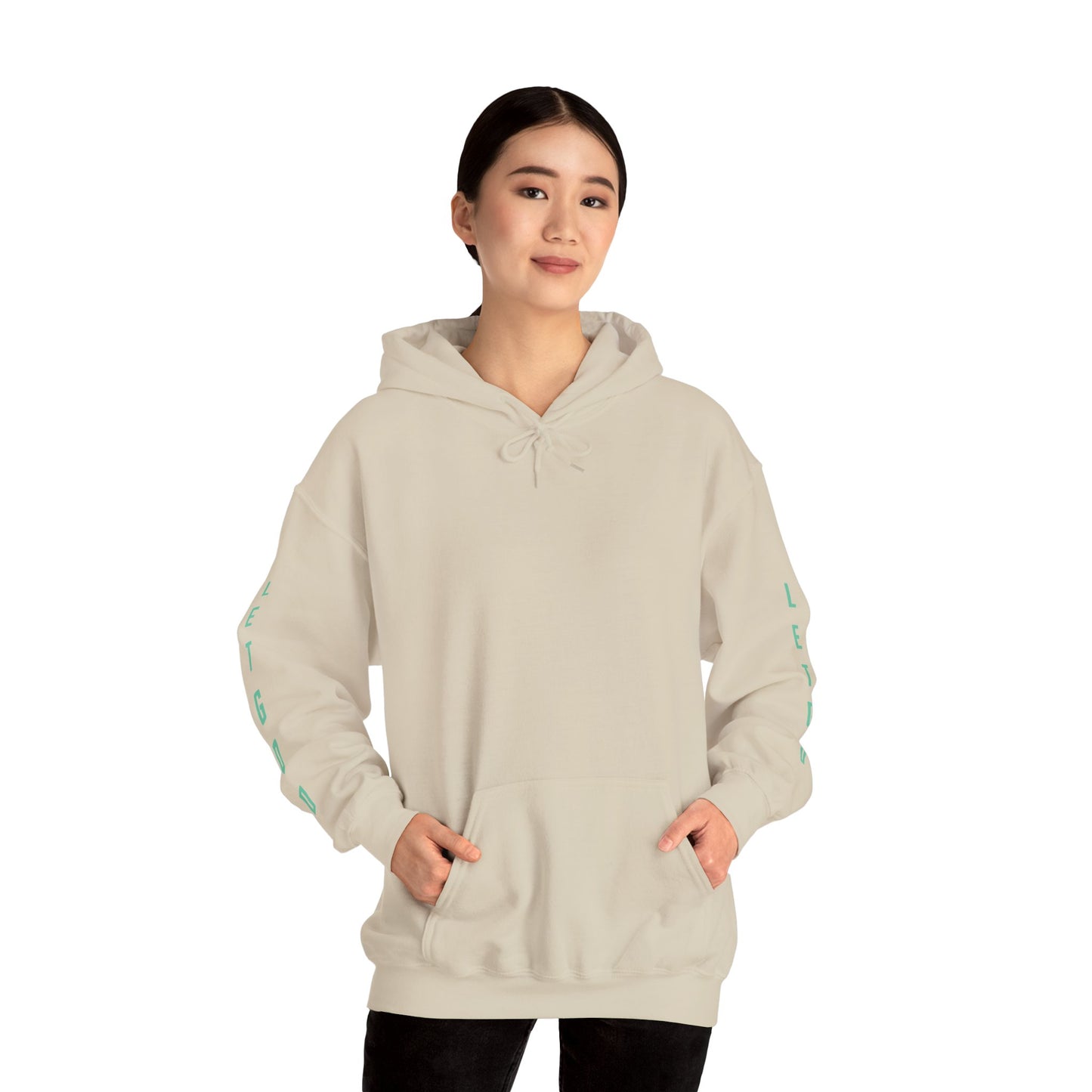 Let Go and Let God Hoodie — Cozy Faith-Inspired Pullover