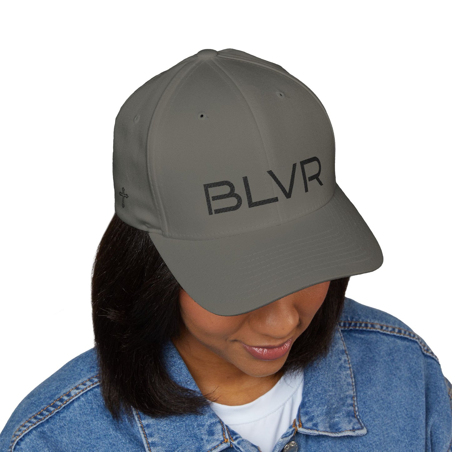 —  BLVR  — Embroidered Closed-Back Hat