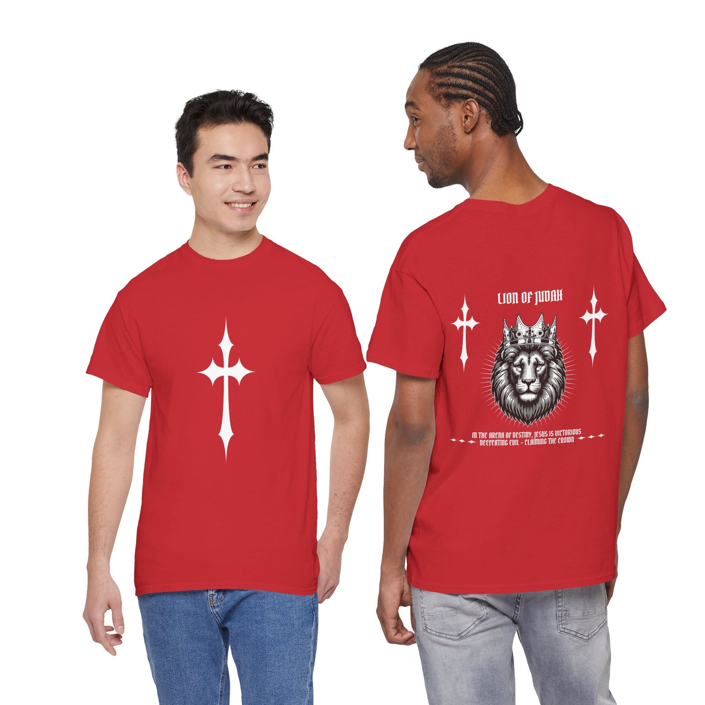Lion of Judah Faith Tee — 'Your Faith Deserves Quality That Lasts'