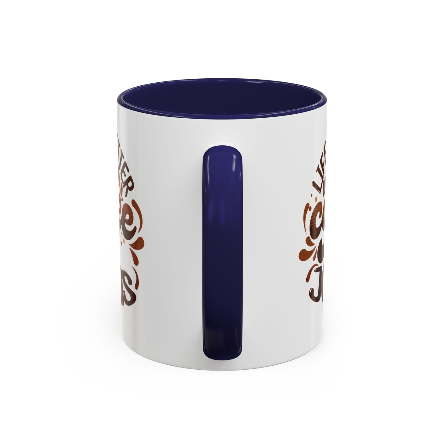 Bold "Life is Better with Coffee and Jesus" Coffee Mug - Unique Gift for Coffee and Jesus Lovers, Home Decor, Motivational Tea Cup, Office Mug, Fun Birthday Present