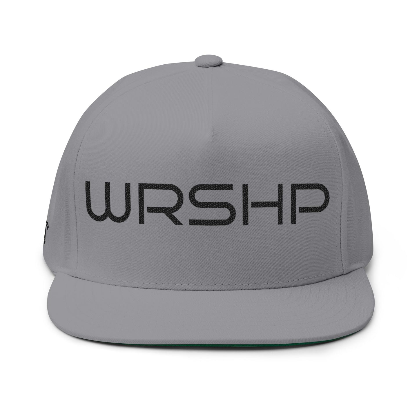 - WRSHP - Embroidered Flat Bill Cap