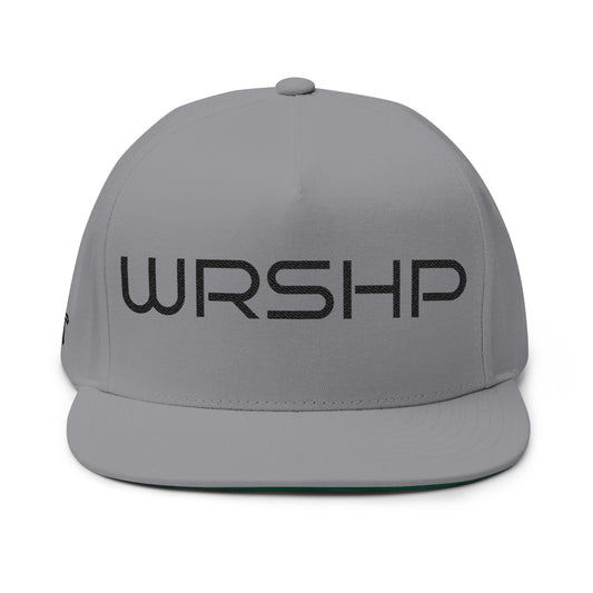 - WRSHP - Embroidered Flat Bill Cap
