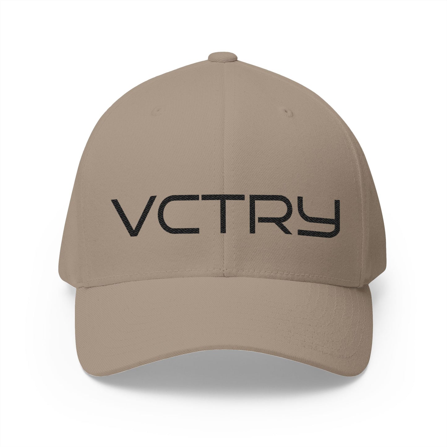 —  VCTRY  — Embroidered Closed-Back Hat