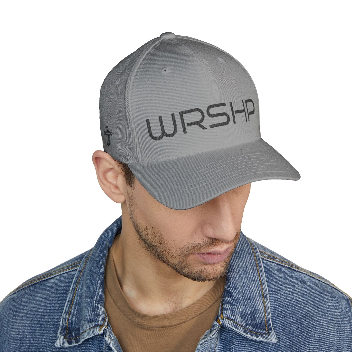 —  WRSHP  — Embroidered Closed-Back Hat