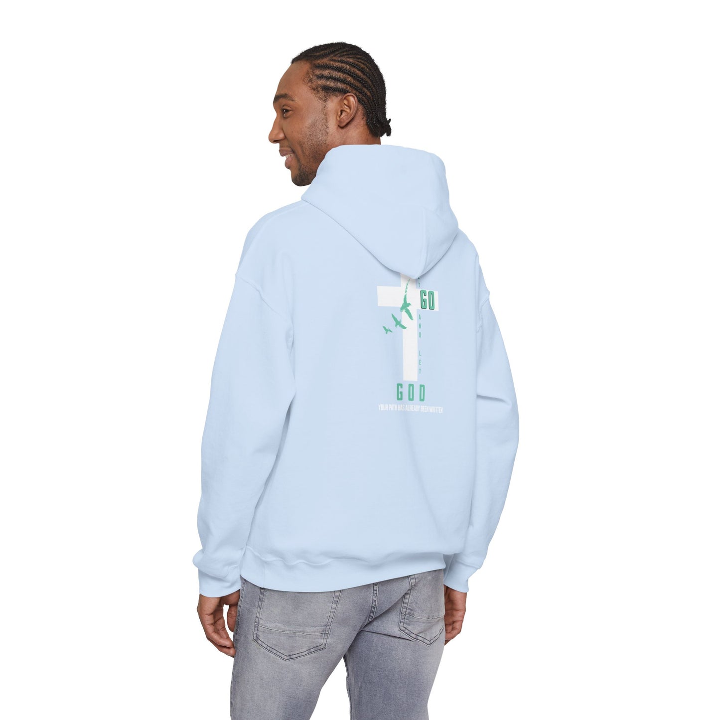 Let Go and Let God Hoodie — Cozy Faith-Inspired Pullover