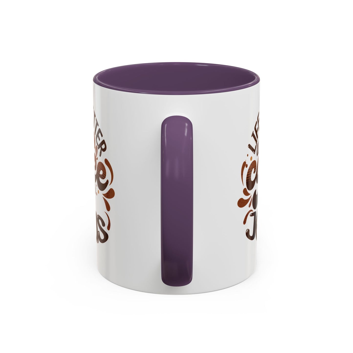 Bold "Life is Better with Coffee and Jesus" Coffee Mug - Unique Gift for Coffee and Jesus Lovers, Home Decor, Motivational Tea Cup, Office Mug, Fun Birthday Present