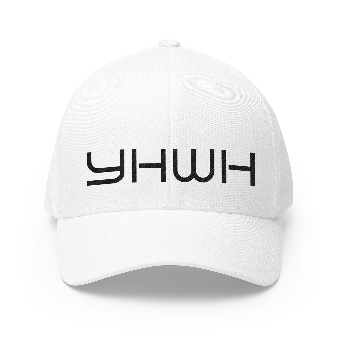 —  YHWH  — Embroidered Closed-Back Hat