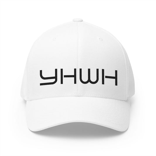 —  YHWH  — Embroidered Closed-Back Hat