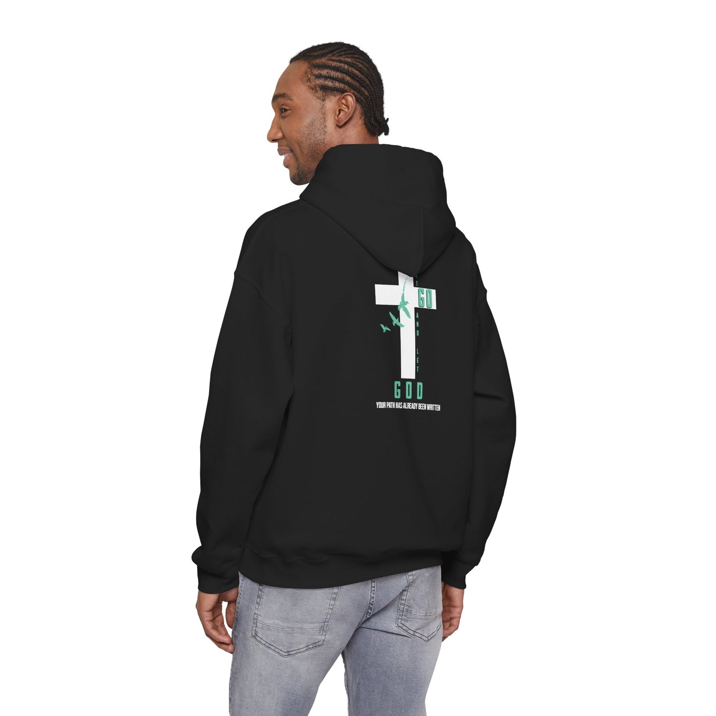 Let Go and Let God Hoodie — Cozy Faith-Inspired Pullover