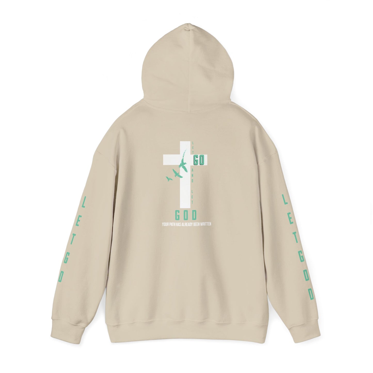 Let Go and Let God Hoodie — Cozy Faith-Inspired Pullover