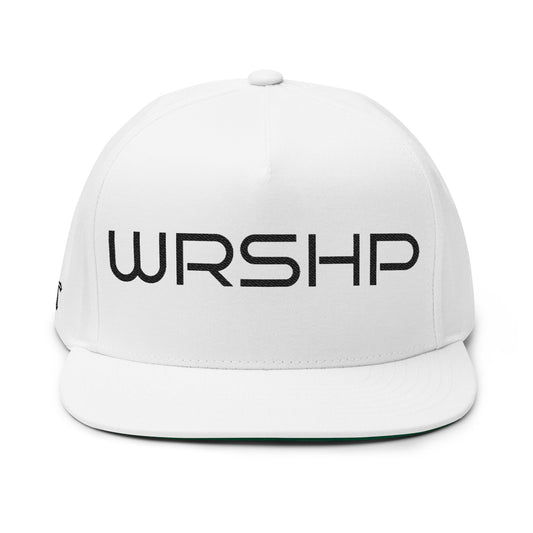 - WRSHP - Embroidered Flat Bill Cap